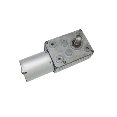 微型减速电机12V24V猫砂盆咖啡机370马达蜗轮蜗杆齿轮箱 减速电机