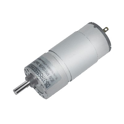 厂家销售555直流减速鞋模机电机 37mm低噪音高扭矩齿轮箱马达