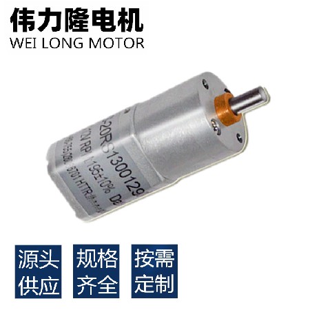 深圳厂家供应 20RS130直流减速电机 12V24V微型直流齿轮减速电机