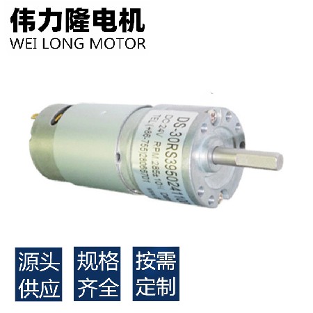 微型减速电机WL-30RS395用电动工具 低噪音减速电机 微型齿轮减
