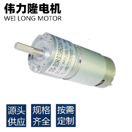 微型减速电机WL-30RS395用电动工具 低噪音减速电机 微型齿轮减