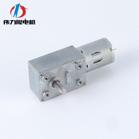 涡轮蜗杆减速电机  低噪音高精度油烟机马达低转速直流电机齿轮箱
