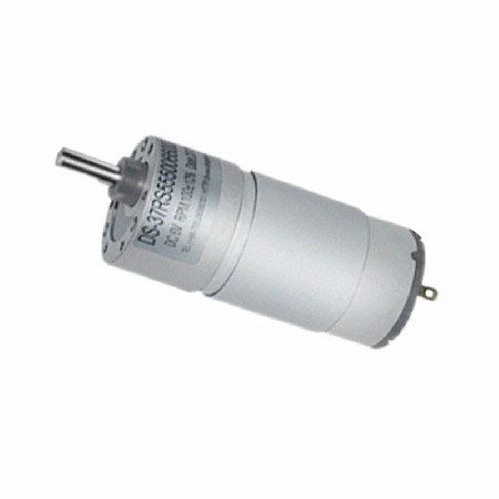 厂家销售555直流减速鞋模机电机 37mm低噪音高扭矩齿轮箱马达