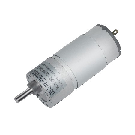 厂家销售555直流减速鞋模机电机 37mm低噪音高扭矩齿轮箱马达